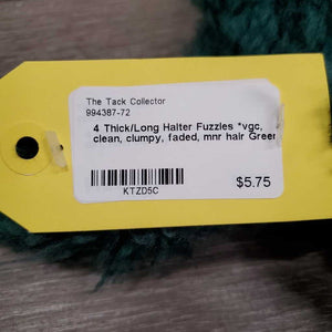 4 Thick/Long Halter Fuzzies *vgc, clean, clumpy, faded, mnr hair