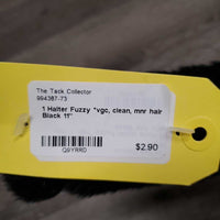 1 Halter Fuzzy *vgc, clean, mnr hair
