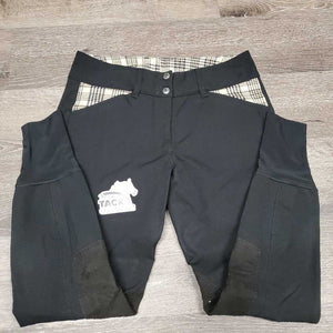 Euro Seat Breeches *vgc/gc, mnr stains, seam puckers, leg & seat rubs, v.pilly lining