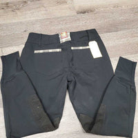 Euro Seat Breeches *vgc/gc, mnr stains, seam puckers, leg & seat rubs, v.pilly lining
