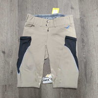 Euroseat Breeches *xc, mnr knee rubs & stains, seam puckers