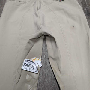 Euroseat Breeches *xc, mnr knee rubs & stains, seam puckers