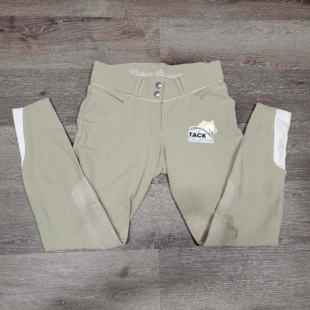 Euro Seat Breeches *gc, seam puckers, stained seat & legs, rubs, pills, dingy, mnr undone seam