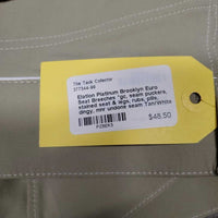 Euro Seat Breeches *gc, seam puckers, stained seat & legs, rubs, pills, dingy, mnr undone seam