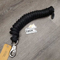 Narrow Nylon Lead Rope, bull snap *xc, clean, v.mnr threads
