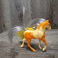 Plastic Toy Horse, hair mane & tail *like new
