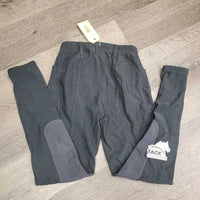 Ribbed Riding Tight Breeches, Pull On, 2 Thigh Pockets *vgc, mnr hair, cut tags, older
