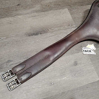 Large Padded Belly Girth, x1 els, D Ring *gc, older, clean, v.scraped, deep/hard creases & folds