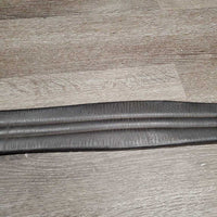 Stiff Thin Padded Girth, x1 els *gc, clean, mnr hair, thread rubs, discolored, dirty elastic
