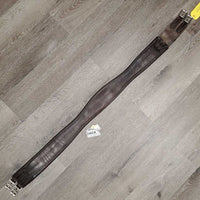 Padded Girth, x1 els *gc/fair, rough creases, clean & film/residue, older, broken elastic edge, stain
