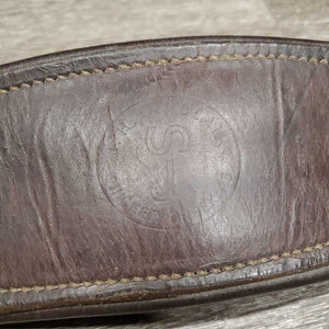 Padded Girth, x1 els *gc/fair, rough creases, clean & film/residue, older, broken elastic edge, stain