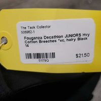 JUNIORS Hvy Cotton Breeches *xc, hairy
