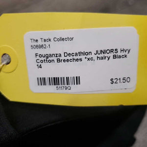 JUNIORS Hvy Cotton Breeches *xc, hairy