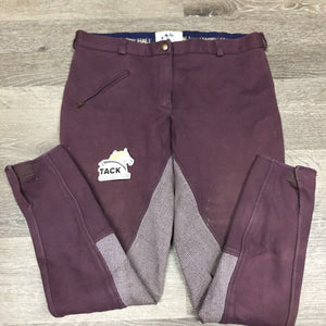 Full Seat Hvy Cotton Breeches *gc, dirt, hair, puckers, older, faded, stains?