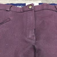 Full Seat Hvy Cotton Breeches *gc, dirt, hair, puckers, older, faded, stains?
