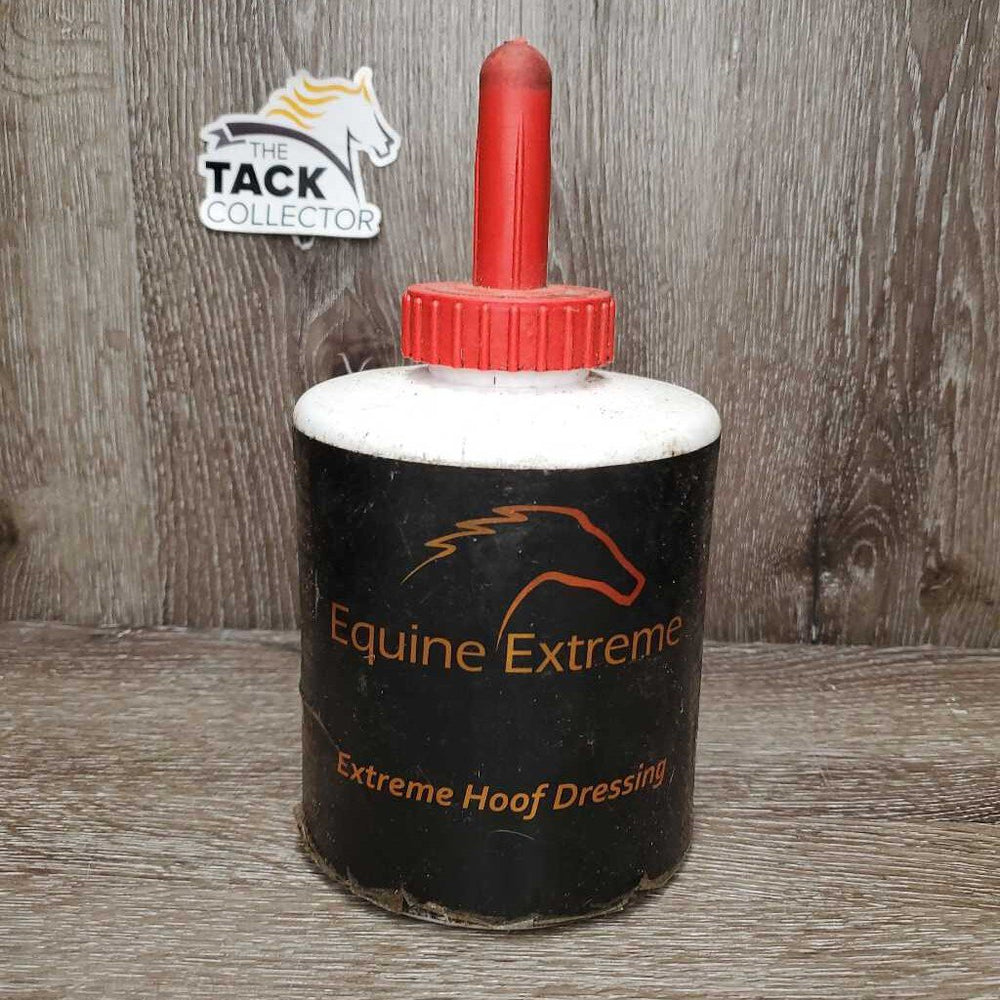 Extreme Hoof Dressing, Brush *gc, dirty, peeled label, tape, scrapes, 2/3rd full