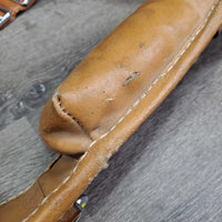 Cotton Web Lungeing Surcingle, Girth *fair, missing D Ring, torn edges, slices, stains, rough, older
