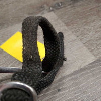 JUNIORS Pr Roller Ball Spurs, Leather & Braided Nylon Spur Straps *gc, mismatched, clean & mnr dirt

