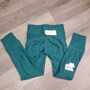 Sticky Full Seat Riding Tight Breeches, Pull On, Thigh Pockets *gc/fair, seams: rubs, undone stitching