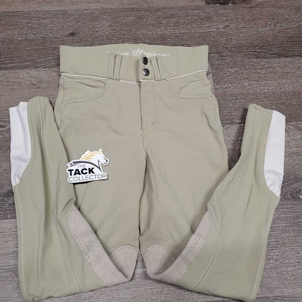 JUNIORS Euroseat Breeches *gc, rubs, pills, snags, undone seams, discolored/stained seat & legs