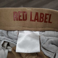 BOYS Hvy Cotton Breeches *gc, stains, older, discolored legs & seat, seam puckers, puckered knees, faded
