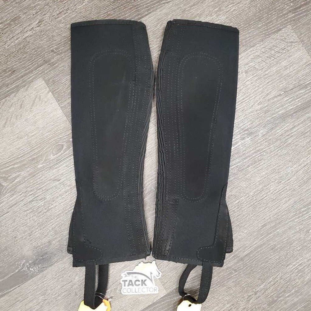 Neoprene Half Chaps *xc/like new, clean, bent ?dented calf elastic