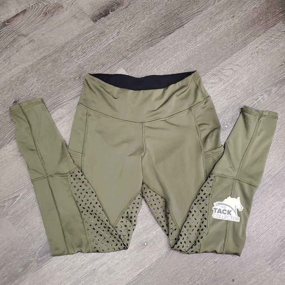 Lined Sticky Full Seat Riding Tight Breeches, Pull On, 2 Pockets *vgc/xc, clean, mnr seat rubs & pills