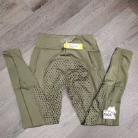 Lined Sticky Full Seat Riding Tight Breeches, Pull On, 2 Pockets *vgc/xc, clean, mnr seat rubs & pills
