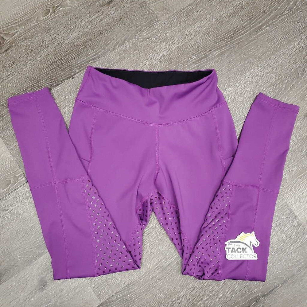 Lined Full Seat Riding Tight Breeches, Pull On, Thigh Pockets *xc/like new