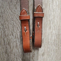 FS Rsd Bridle, Braided Reins *xc, mnr dirt & scraped edges, stiff
