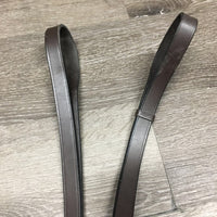 Pr Leather Donut Side Reins *vgc, dry, stiff, dirty, film/discolored
