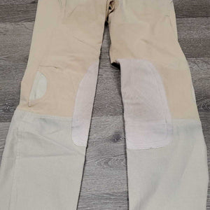Euro Seat Breeches *gc, discolored/stained seat & legs, knee rubs & pills, seam puckers