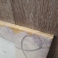 Padded Picture Frame, Roper *gc/fair, stains, rubs