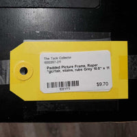 Padded Picture Frame, Roper *gc/fair, stains, rubs
