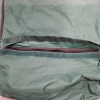 Hanging Halter/Bridle Bag, 3 inner hooks, Shoulder Strap *gc, mnr dirt/dust, older, scratches, scrapes
