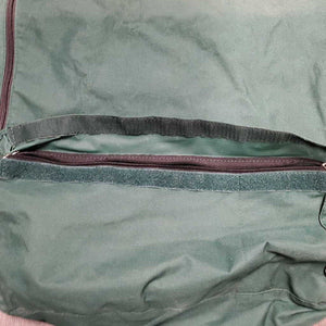 Hanging Halter/Bridle Bag, 3 inner hooks, Shoulder Strap *gc, mnr dirt/dust, older, scratches, scrapes