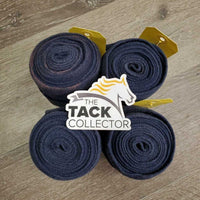 4 Stretchy Cotton Leg Wraps *gc, faded, clean, stains, discolored, mnr threads & hair