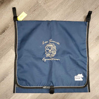 Hvy Cordura Leg Wraps & Quilt Hanging Bandage Stall Bag, Mesh Pockets "Los Suenos Equestrian" *vgc/xc, clean, mnr dirt?stains
