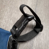 Hvy Cordura Leg Wraps & Quilt Hanging Bandage Stall Bag, Mesh Pockets "Los Suenos Equestrian" *vgc/xc, clean, mnr dirt?stains
