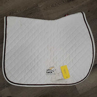 Quilt Jumper Saddle Pad *gc, embroidered, stains, mnr hair, pills
