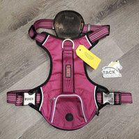 Hvy Nylon & Mesh Reflective Waste Bag Dog Harness *vgc, clean, v.hairy
