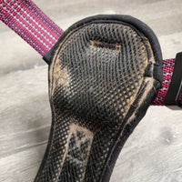 Hvy Nylon & Mesh Reflective Waste Bag Dog Harness *vgc, clean, v.hairy