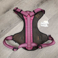 Hvy Nylon & Mesh Reflective Waste Bag Dog Harness *vgc, clean, v.hairy
