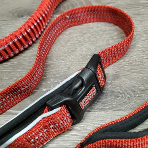 Nylon Stretchy Dog Leash, reflective, snap loop handle *like new