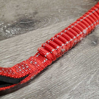 Nylon Stretchy Dog Leash, reflective, snap loop handle *like new
