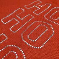 Knit Dog Sweater "Ho Ho Ho", Santa Beard Collar *vgc, clumpy, mnr hair
