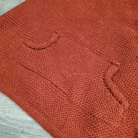 "Holiday Time" Light Knit Dog Sweater Hoodie *gc, clean, mnr threads, hair & stretched edges