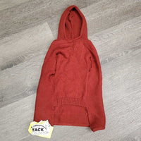 "Holiday Time" Light Knit Dog Sweater Hoodie *gc, clean, mnr threads, hair & stretched edges
