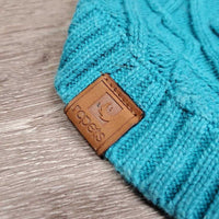 v.Soft Cotton Cable Knit Dog Sweater *xc/vgc, mnr hair, pilly
