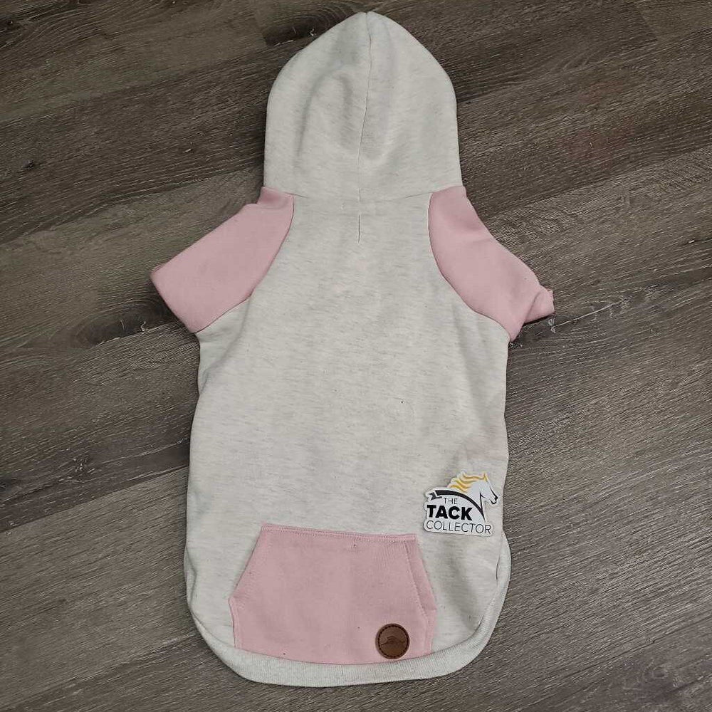 Dog Sweatshirt Hoodie *vgc, mnr hair & stains, curled/folded cuffs